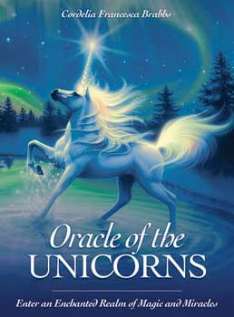 Novelty Toys Tarot Cards Unicorns Oracle Symbol of Miracles Purity and Magic 44 Cards 