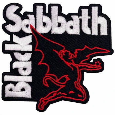 Black Sabbath Demon Logo 3.2"x3.1" Patch