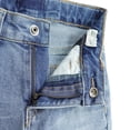 thumbnail image 2 of KIDSCOOL SPACE Girl Jeans,Big Kid Straight Slim Fit Elastic Band Inside Denim Jeans Pants,Light Blue,7-8 Years, 2 of 6