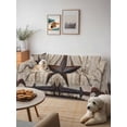thumbnail image 6 of Texas Star Vintage Couch Cover for Dogs, Brown Khaki Wooden Retro Art Washable Sofa Covers Slipcover for Pets Dogs Futon Cover, Couch Recliner Covers, Oversized Chair Slipcover 71"x91", 6 of 9