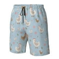 thumbnail image 5 of Naloa Funny Chicken Men's Beach Shorts, Surfing shorts, Swim trunks, Quick Dry Swim Trunks for Surfing Beach Fun - 3X-Large, 5 of 9