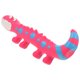 thumbnail image 2 of KAKOWELY Juguete masticable para perros con forma de lagarto, juguete chirriante para perros, juguete masticable para cachorros, suministros para cachorros, 2 of 5