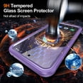 thumbnail image 3 of Dteck for Samsung Galaxy S24 FE Case Compatible with MagSafe,360° Full Body Case Built-in HD Touch Sensitive Screen Protector Shockproof Clear Cover for Galaxy S24 FE, Purple, 3 of 5