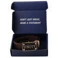 thumbnail image 7 of FEDEY Mens Classic Leather UNITY Statement Ratchet Belt w Automatic Buckle, 7 of 7