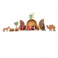 thumbnail image 1 of Adornos navideños de Belén, recuerdos de Belén, decoración rústica de Navidad, adornos cristianos para chimenea interior, 1 of 8