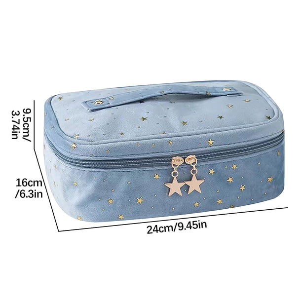 Large Capacity Travel Cosmetic Bag Portable Makeup Organizer Storage Pouch Wash Bag Toiletry Case for Women Girls Waterproof Cosmetic Organizer Travel Essentials Toiletries Bag Cosmetic Storage Bag