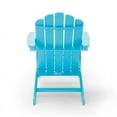 thumbnail image 5 of Aruba Blue Poly Outdoor Patio Adirondack Chair HDPE, 5 of 11