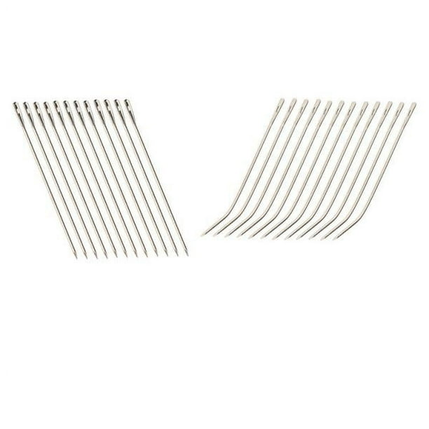 24 Piezas en apariencia de "I + J" Extensión de Cabello Trenzas Conjunto de Enhebrador de