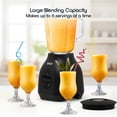 thumbnail image 2 of Savour by Tzumi 500W Touchscreen Smoothie Blender – 50oz Ice Crushing Countertop Blender for Smoothies, Sauces, Cocktails and More, 2 of 9