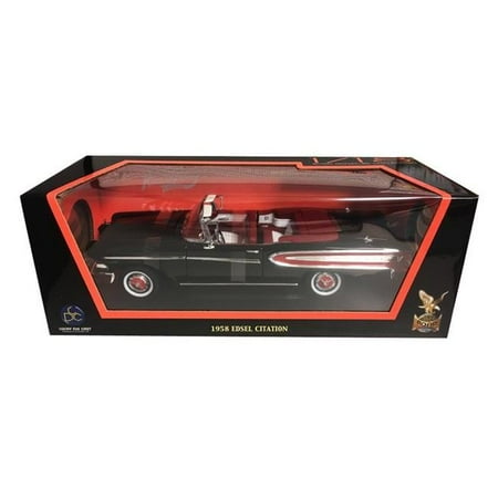 Road Signature bk 1958 Edsel Citation Convertible Black 1 Sur 18 Voitures Miniatures Moul Es Walmart Canada