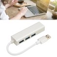 thumbnail image 4 of Adaptateur Ethernet, 3 Ports USB3.0 Support 10M 100M 1000M Plug And Play Adaptateur USB3.0 vers Ethernet pour Réunion, 4 of 8