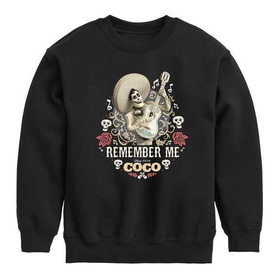 Coco - Remember Me Ernesto - Toddler And Youth Crewneck Fleece Sweatshirt