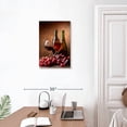 thumbnail image 3 of Elephant Stock Fruity Red Wine Wall Art - Vertical Canvas Wall Art - Dining Room Wall Decor - Food And Drink Canvas - Red And Green Decor - 16" x 24", 3 of 8