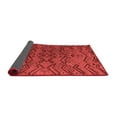 thumbnail image 2 of Ahgly Company Indoor Square Abstract Red Modern Area Rugs, 6' Square, 2 of 4