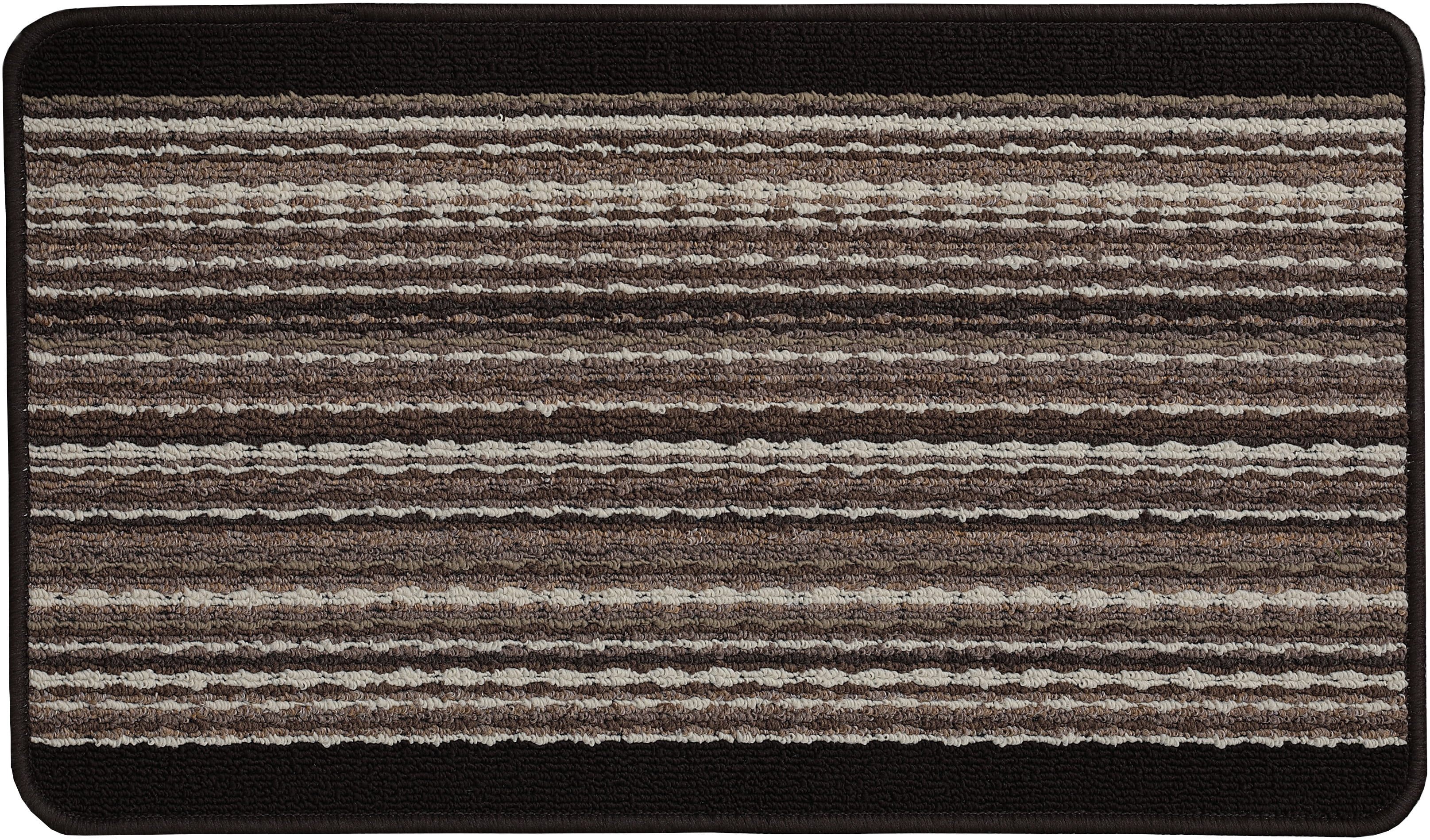 Mainstays Apollo Striped Indoor Living Room Accent Rug, Tan, 1'4" x 2'6"