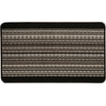 thumbnail image 3 of (2 pack) Mainstays Apollo Striped Indoor Polypropylene Area Rug, Tan and Chocolate, 17.4: x 30", 3 of 10