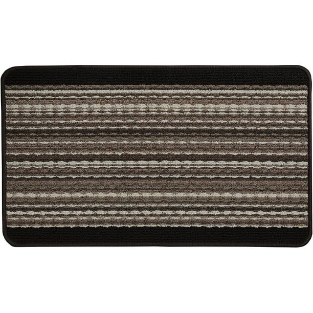 Mainstays Apollo Striped Indoor Living, Tan Striped Rug