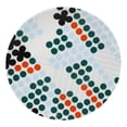 thumbnail image 3 of Frank Lloyd Wright Textile Taliesin West Black Ceramic Dessert Plates Pack Of 4, 3 of 10