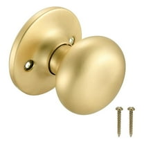 Design House Cambridge Brass Dummy Door Knob in Satin Gold