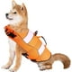 thumbnail image 1 of Chalecos salvavidas para perros Chaleco de flotación ajustable para mascotas, chalecos de flotación para mascotas con mango suave Chaleco salvavidas para mascotas (naranja, M) Rojo Verde, 1 of 5
