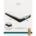 thumbnail image 2 of Colchón Matrimonial en Caja de Memory Foam Semi Firme 21 cm de grueso Clio., 2 of 6