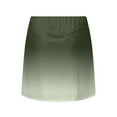 thumbnail image 4 of gbyLJF Women's 2 in 1 Tennis Golf Skirts High Waist Gym Workout Skorts Underneath Quick Dry Athletic Running Skirt Army Green L, 4 of 6