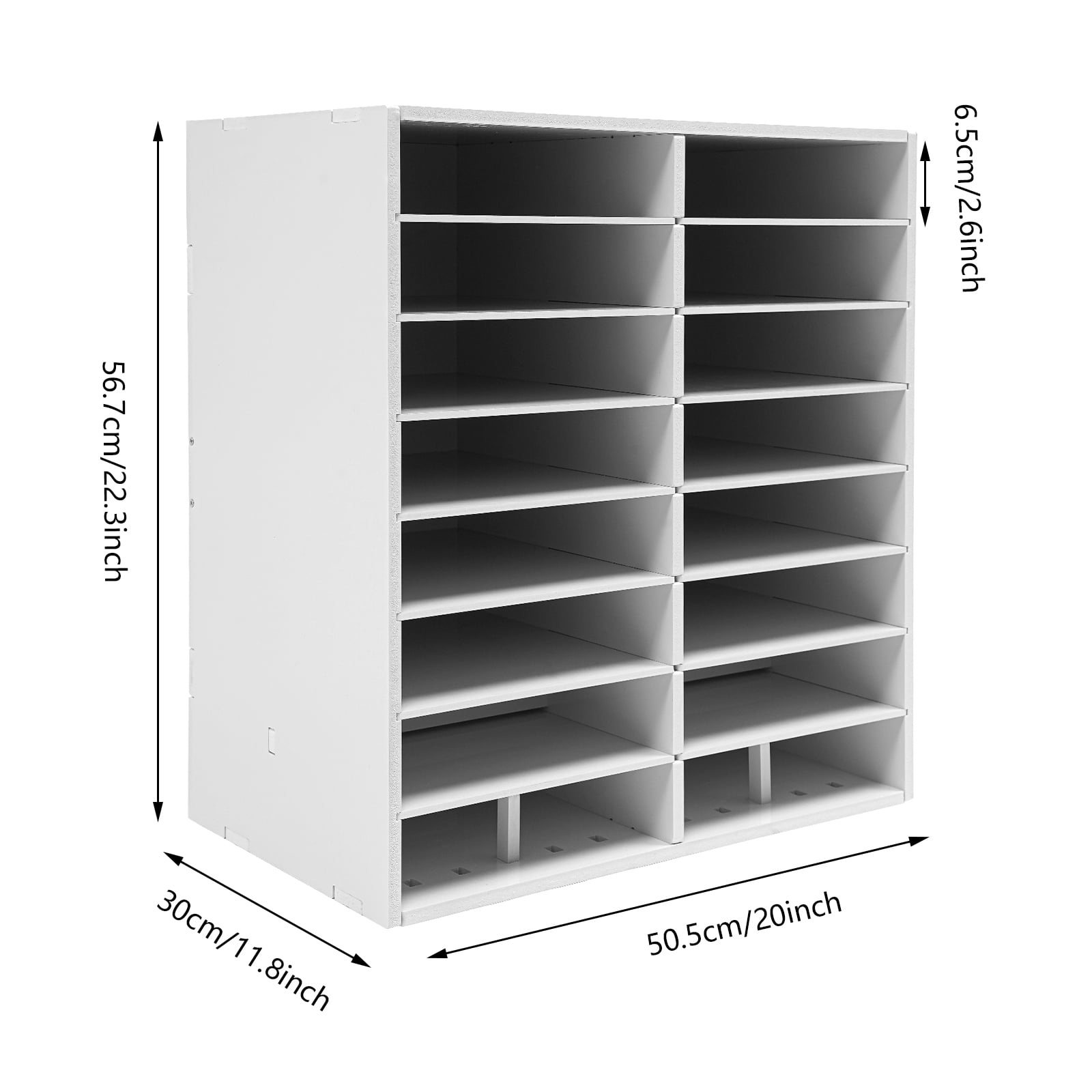 16-slot File Organizer, File Organizer, File Storage Holder