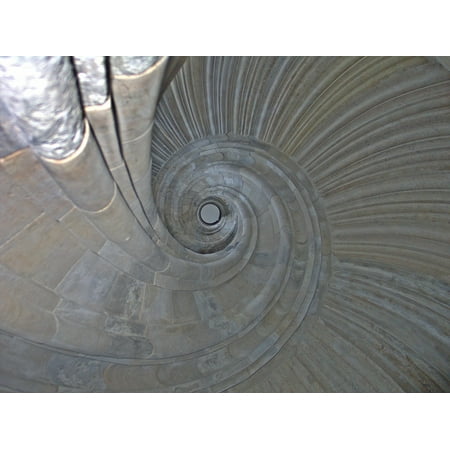 Eye Spiral - Canvas Print Stairs Eye Spiral Wendelstein Spiral Staircase Stretched Canvas 10 x 14