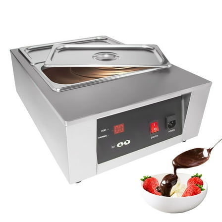 GorillaRock Chocolate Melting Pot | Electric Warmer | 2 Tanks | 110V