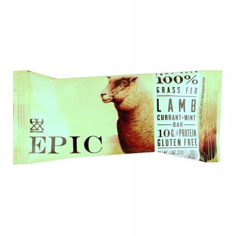 Epic Bar Grass Fed Lamb, Currant & Mint Bar, 1.3 Ounce Bar by Epic Bar
