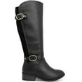 thumbnail image 2 of Karen Scott Womens Leandraa Block Heel Faux Leather Knee-High Boots, 2 of 3