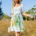 thumbnail image 4 of Colorful Paint Splatter Sleeveless Dress women dress dresses for womens, 4 of 7