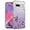 Purple, variant on for Google Pixel 7 Case Clear Glitter Sparkle Aesthetic Google Pixel 7 Phone Case Silicone TPU Soft Flower Transparent Shockproof Cover Pruple Thin (Purple)