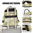 thumbnail image 3 of FORMRS Mini Backpack Purse for Women Travel Daypack Casual Shoulder Bag, Yellow Floral Rabbit, 3 of 7