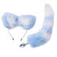 thumbnail image 4 of White Conjunto de aro para el pelo con orejas y tapón Anal de Metal, cola de Animal de peluche, disfraces de Cosplay para coqueteo, 4 of 5