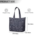 thumbnail image 5 of Flower Women's Large Weekend Travel Bag Moving Canvas Handbag Thick Double Layer Beach Weekend Travel Unisex Hospital Maternity Delivery with Toiletry Waterproof, 5 of 5
