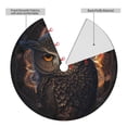 thumbnail image 2 of Sikiie Classical Style Brown Owl 30-48 inches {designName} Print Christmas Tree Skirt Snowman Xmas Tree Skirt with Edge Christmas Decorations for Holiday Party48", 2 of 7