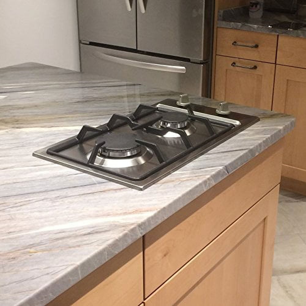 Ramblewood high efficiency 2 burner gas cooktop(Natural Gas), GC2-43N, ETL Safety Certified.