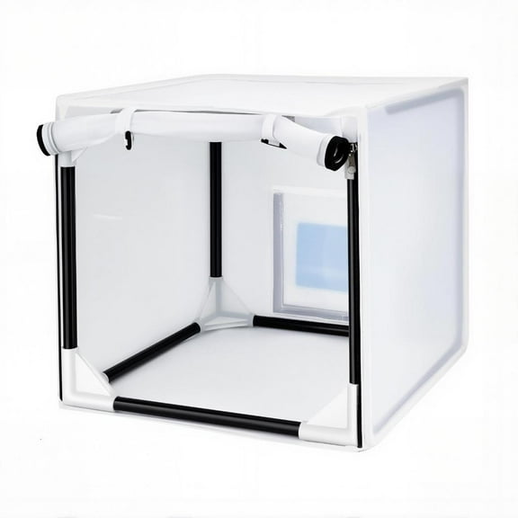 Ciwanning Airbrush Paint Sprayer Booth,with Filter & Curtain Paint Booth DIY Craft Tool