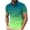 D57/Green, variant on Afdoent Mens Polo Shirts Lapel Short Sleeve Shirt Gradient Print Dressy Casual Business Work Shirt Summer Tops Fashion Mens Shirts