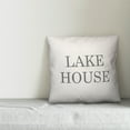 thumbnail image 2 of Creative Products Lake House White and Grey 16x16 Indoor / Outdoor Pillow, 2 of 2