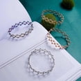 thumbnail image 5 of Pulsera de anillo retráctil mágico 2 en 1, creativa, elástica, con giro y plegable, con cristales y diamantes de imitación, joyería para mujer, regalo, 5 of 5