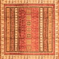 thumbnail image 1 of Ahgly Company Indoor Square Abstract Orange Modern Area Rugs, 4' Square, 1 of 4