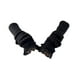 thumbnail image 3 of Calentadores de brazos tejidos, mitones de punto de invierno, calentadores de muñecas estilo japonés encaje negro, 3 of 9
