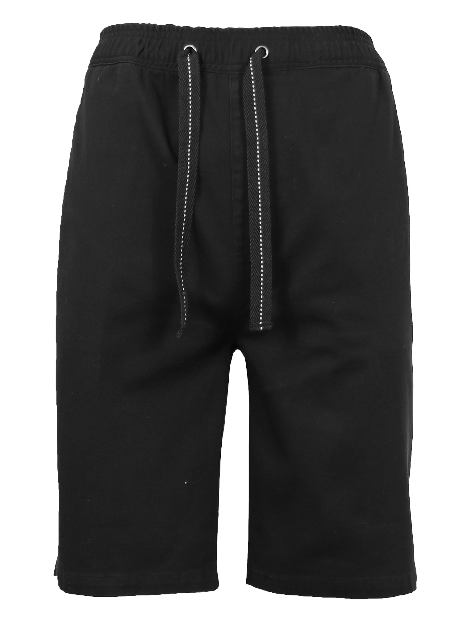 Men's Cotton Stretch Twill Jogger Lounge Shorts - Walmart.com