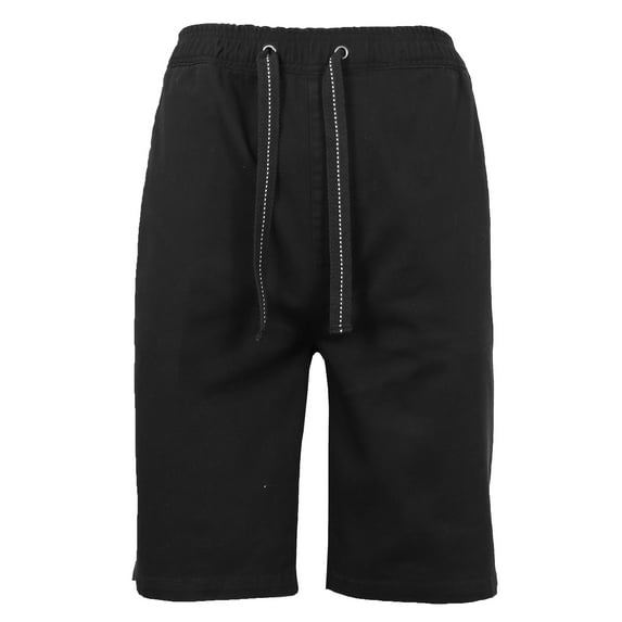 Men's Cotton Stretch Twill Jogger Lounge Shorts