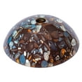 thumbnail image 4 of 14" Natural Pebble Pattern Glass Vessel Sink, 4 of 16