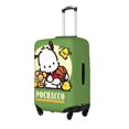 thumbnail image 2 of Cute Anime Cartoon Pochacco Travel Suitcase Protective Cover Trunk Case Washable Elastic Luggage Cover Fits Medium Suitcase Protector Baggage With Concealed Zipper Gifts, 2 of 5