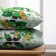 thumbnail image 4 of St Patricks Day Gnomes Lumbar Pillow Covers 12x20 Set of 2 Green Lucky Shamrock Decorative Pillow Cover St. Patrick''s Clovers Bow Hat Cushion Cases Spring Rustic Outdoor Pillowcase for Couch Sofa, 4 of 6