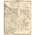 thumbnail image 2 of Andreas 12x14 White Modern Wood Framed Museum Art Print Titled - Lake Indiana - Andreas 1876, 2 of 4